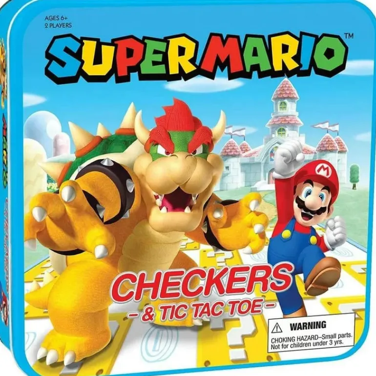 CHECKERS & TIC TAC TOE: Super Mario