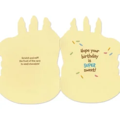 Chocolate Birthday Cake Scratch & Sniff Card
