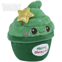 9" Christmas Cupcake Plush