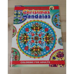 Christmas Mandalas Adult Coloring Book