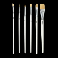 Chroma Blends Watercolor Paint Brushes - Set of 6