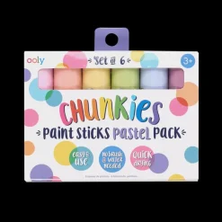 Chunkies Paint Sticks - Pastel Pack Set of 6