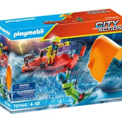 City Action - Kitesurfer Rescue With Speedboat