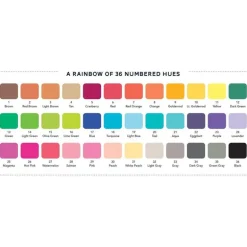 Color By Number 36 Color Pencil Set