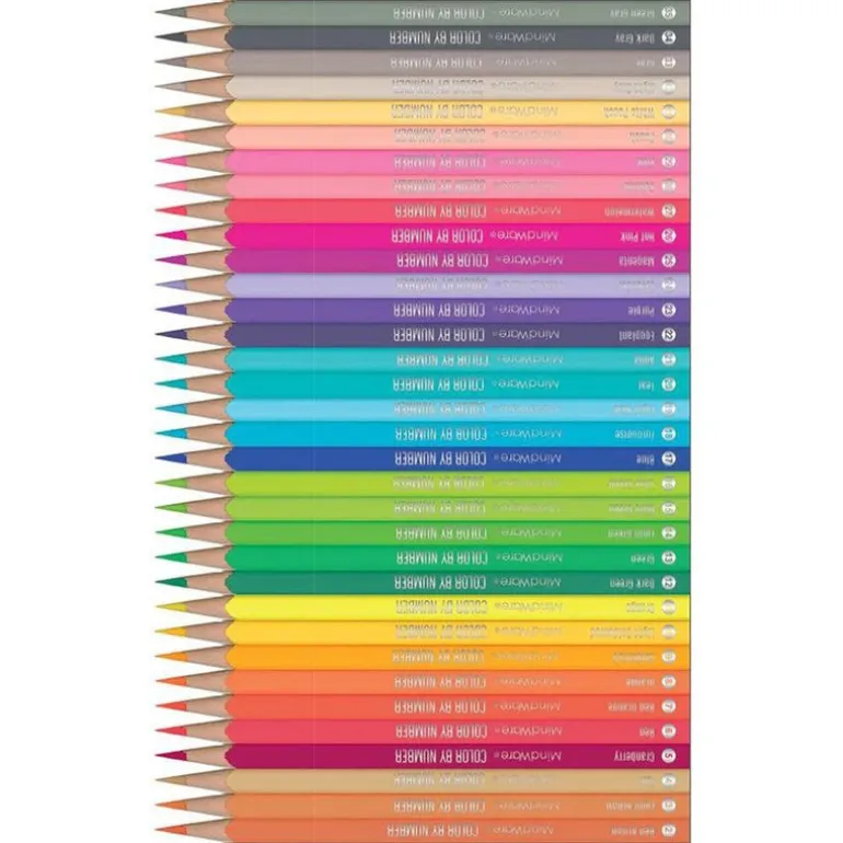 Color By Number 36 Color Pencil Set