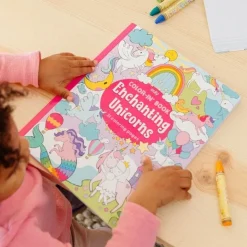 Color In Book - Enchanting Unicorns