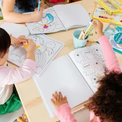 Color In Book - Outer Space Explorers