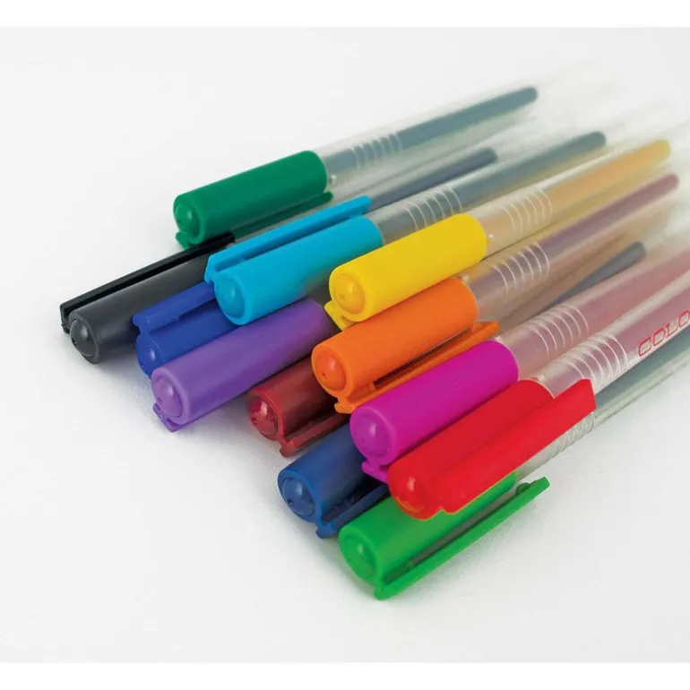 Color Luxe Colored Gel Pens - Set of 12