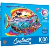 Contours - Tropical Menagerie - 1000 Piece Shaped Puzzle