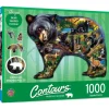 Contours - Wildlife of the Woods - 1000 Piece Shaped Puzzle