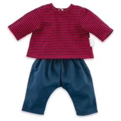 Corolle 14" Doll T-Shirt & Pants - Striped
