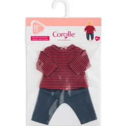 Corolle 14" Doll T-Shirt & Pants - Striped