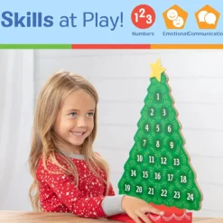 Countdown to Christmas Wooden Seasonal Calendar