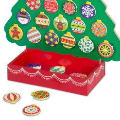 Countdown to Christmas Wooden Seasonal Calendar
