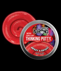 Crazy Aaron's 2" Mini Tin Holiday - Merry & Bright