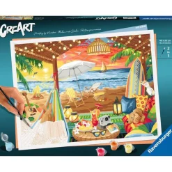 CreArt Cozy Cabana 12x16 Paint by Number