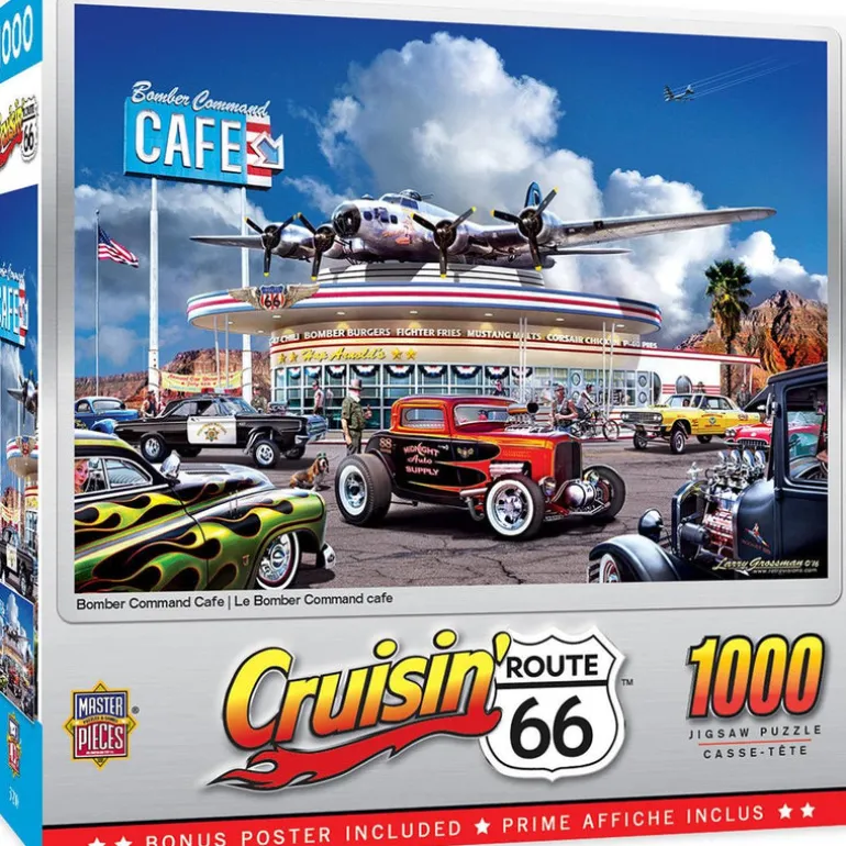 Cruisin‘ Route 66 - Bomber Command Café - 1000 Piece Puzzle