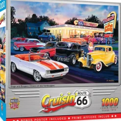 Cruisin‘ Route 66 - Dogs & Burgers - 1000 Piece Puzzle