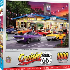 Cruisin‘ Route 66 - Route 66 Pitstop - 1000 Piece Puzzle