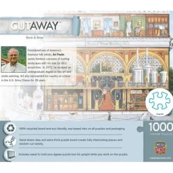 Cutaways - Bank & Brew - 1000 Piece EZGrip Puzzle