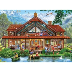 Cutaways - Camping Lodge - 1000 Piece EZGrip Puzzle