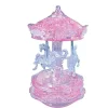 3D Crystal Puzzle Deluxe - Pink Carousel