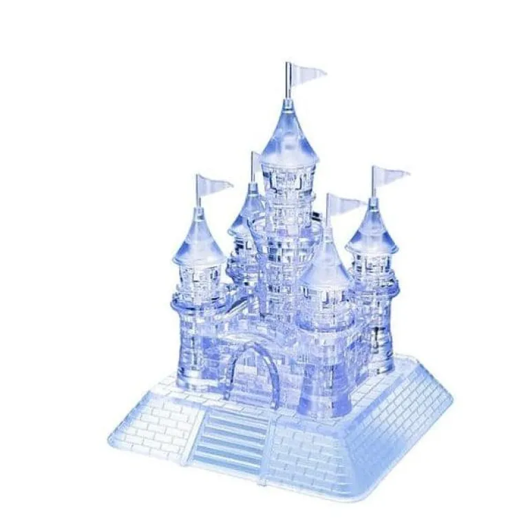 3D Crystal Puzzle Deluxe - Clear Castle
