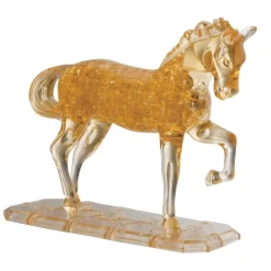 3D Crystal Puzzle Deluxe - Gold Horse