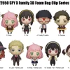 3D Foam Collectible Bag Clips - Spy X Series 1