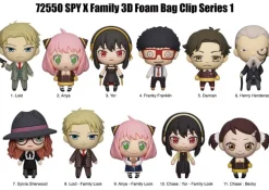 3D Foam Collectible Bag Clips - Spy X Series 1