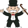 3D Foam Collectible Magnet - Mr. Monopoly