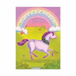 Decorate You Own Sticker Card - Rainbow Unicorn