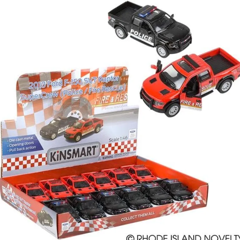 5" Diecast 2013 Ford F-150 SVT Raptor Police or Fire Rescue