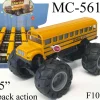 5" Diecast Big Wheel School Bus