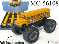 5" Diecast Big Wheel School Bus