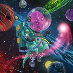 Dinosaurs in Space - 3x49 Piece Puzzle