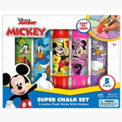 Disney Junior Mickey Super Chalk Set 5 Pack