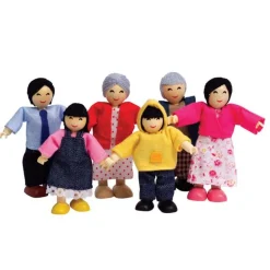 Dollhouse Families - Happy Family Asian