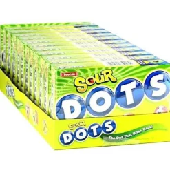 DOTS Sours Fruit Flavored Gum Drops 6.5 oz. Theater Box