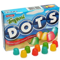 DOTS Tropical Fruit Flavored Gum Drops 6.5 oz. Theater Box