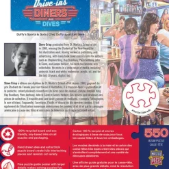 Drive-Ins, Diners, and Dives - Duffy's Sports & Suds - 550 Piece Puzzle