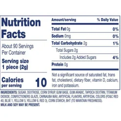 Dubble Bubble Gum Balls Machine Size Refills Assorted Fruit Flavor, 7 oz. peg bag