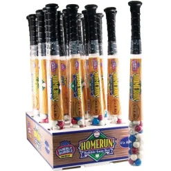 Dubble Bubble Homerun Baseball Bat With Gumballs 6.6 oz.