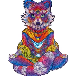 Emanating Racoon Wooden Puzzle