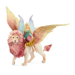 Fairy in Flight on Winged Lion