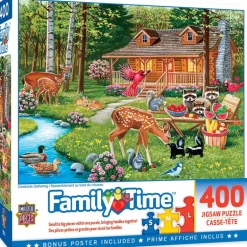 Family Time - Creekside Gathering - 400 Piece Puzzle