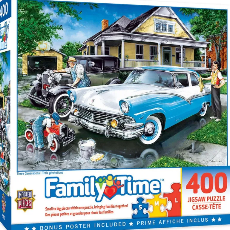 Family Time - Three Generations - 400 Piece Puzzle