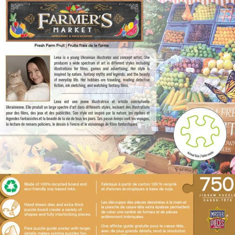 Farmer's Market - Fresh Farm Fruit - 750 Piece Puzzle