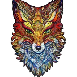Fiery Fox Wooden Puzzle