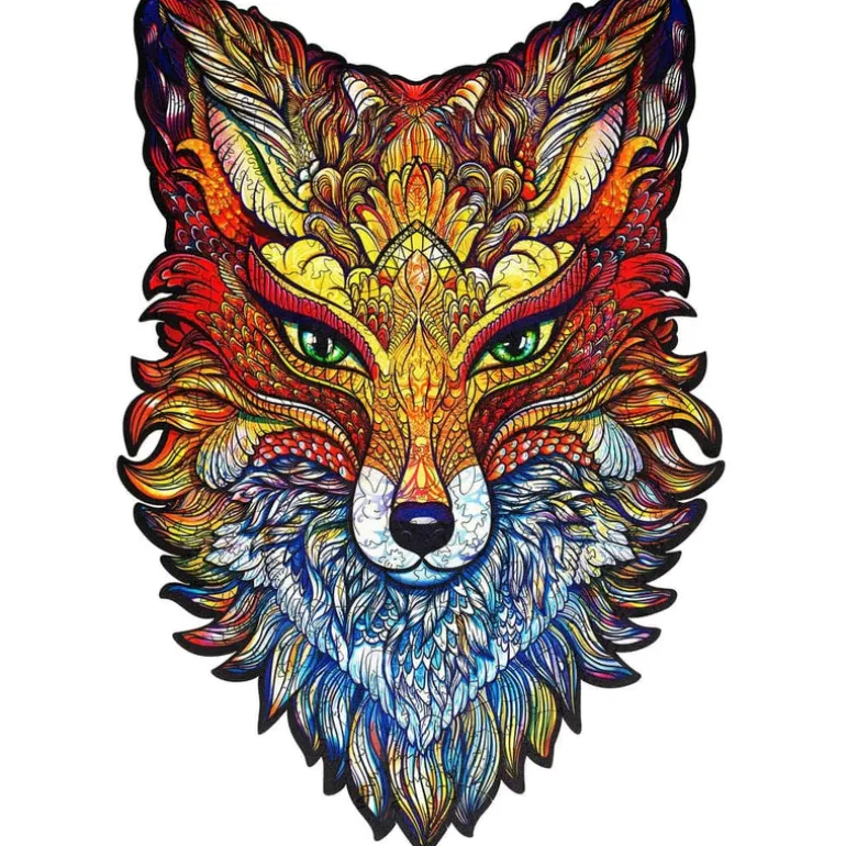 Fiery Fox Wooden Puzzle